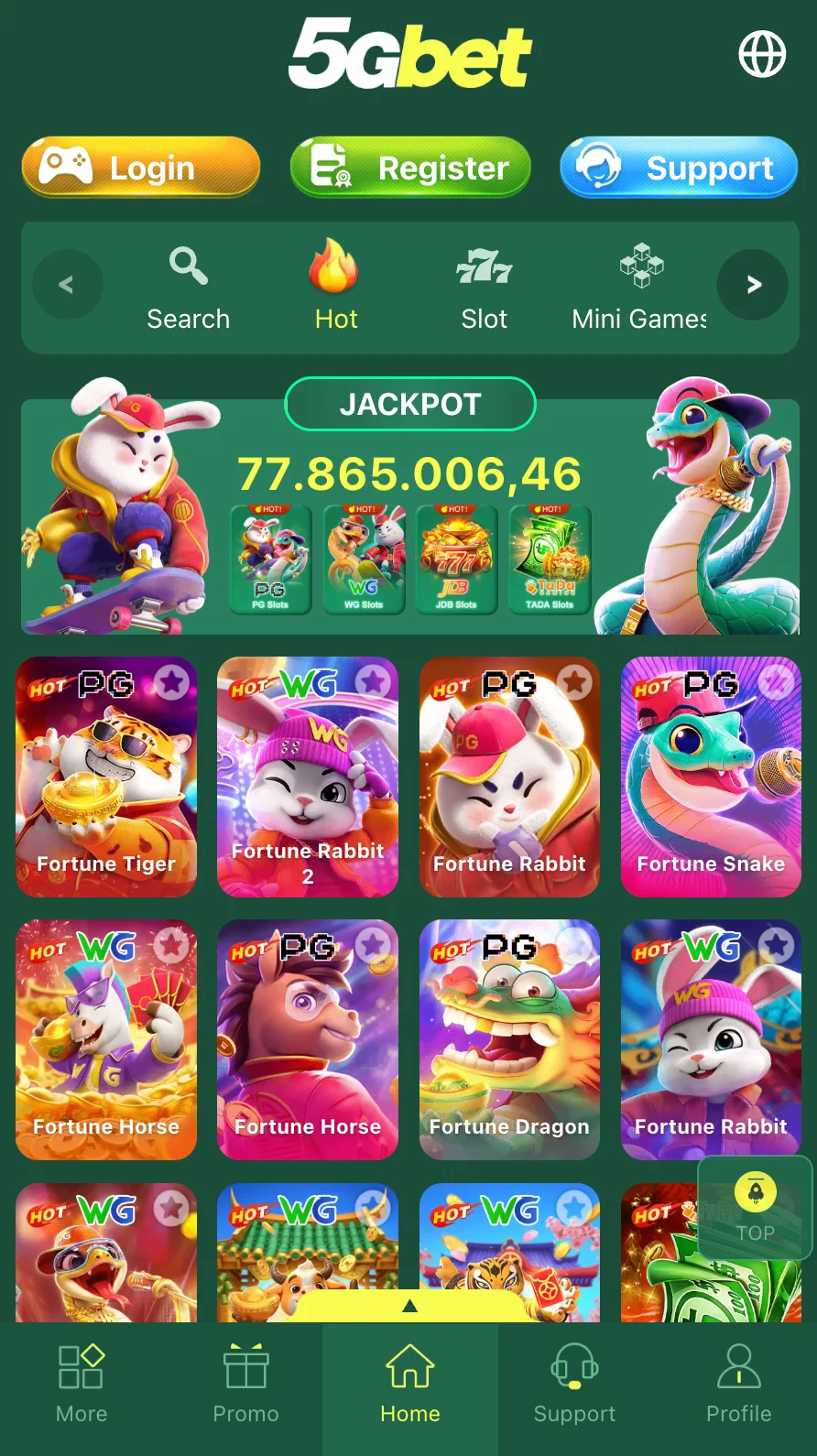 Aplicativo do 5Gbet Casino